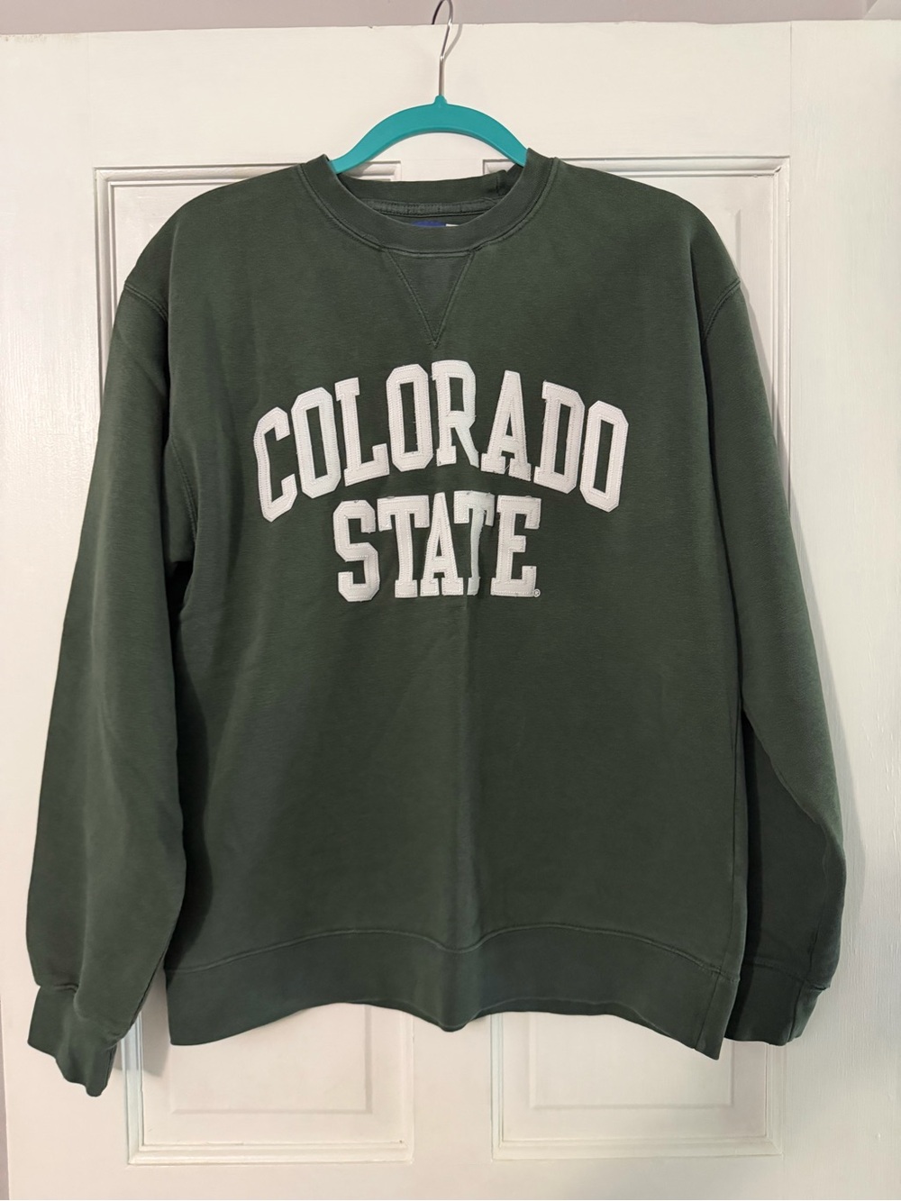 Colorado State Crewneck Sweatshirt — Forest Green